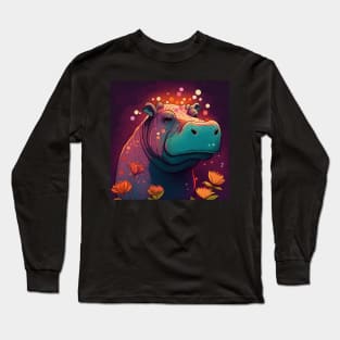 hippopotamus Long Sleeve T-Shirt